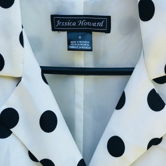 Black and white Polkadots  Midi Dress 💖!! - Picture 3 of 5